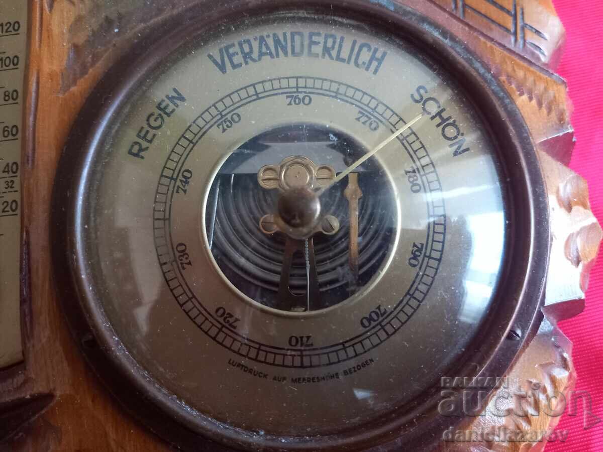 Auction BLACK FOREST Star German Barometer Auction BLACK FOREST Star German Barometer