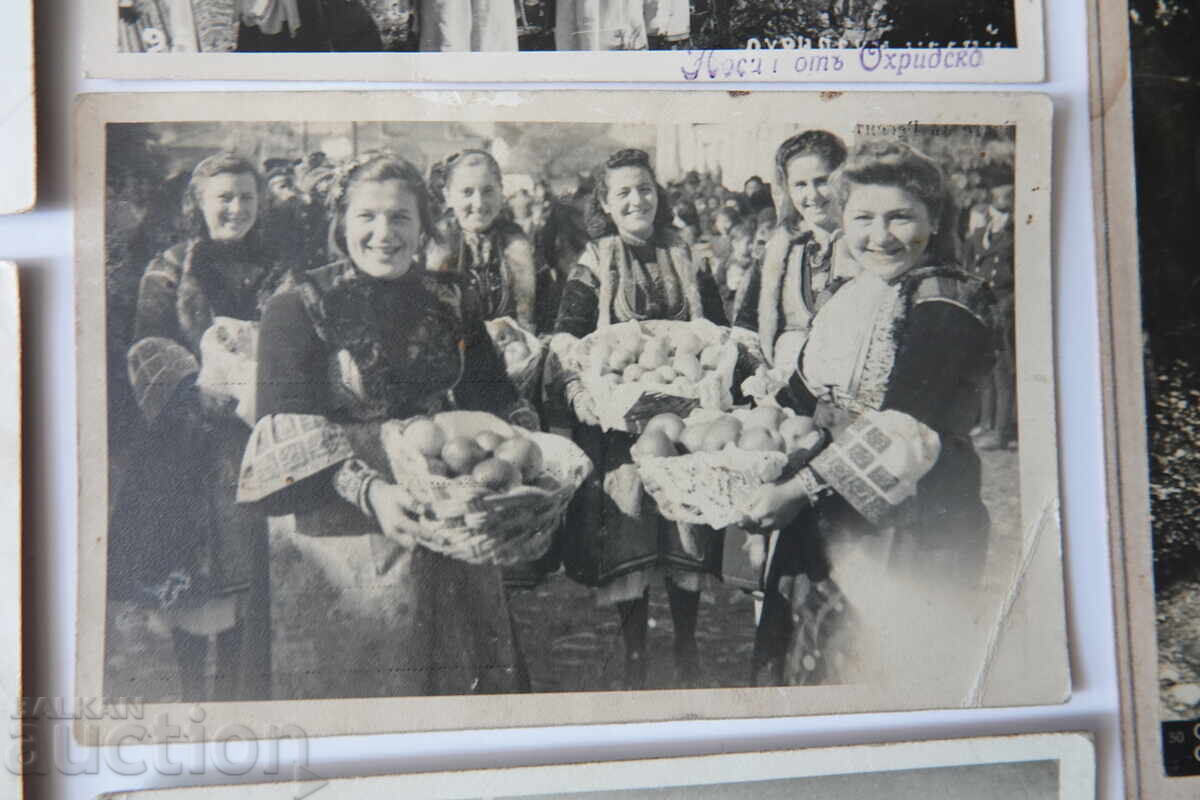 Доставка на Македонски носии, пощенски картички, 40-те години Доставка на Македонски носии, пощенски картички, 40-те години