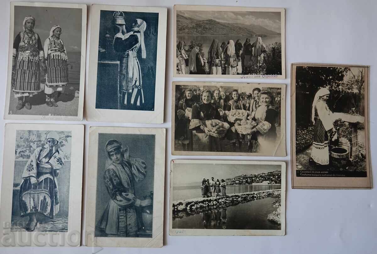 Македонски носии, пощенски картички, 40-те години Македонски носии, пощенски картички, 40-те години