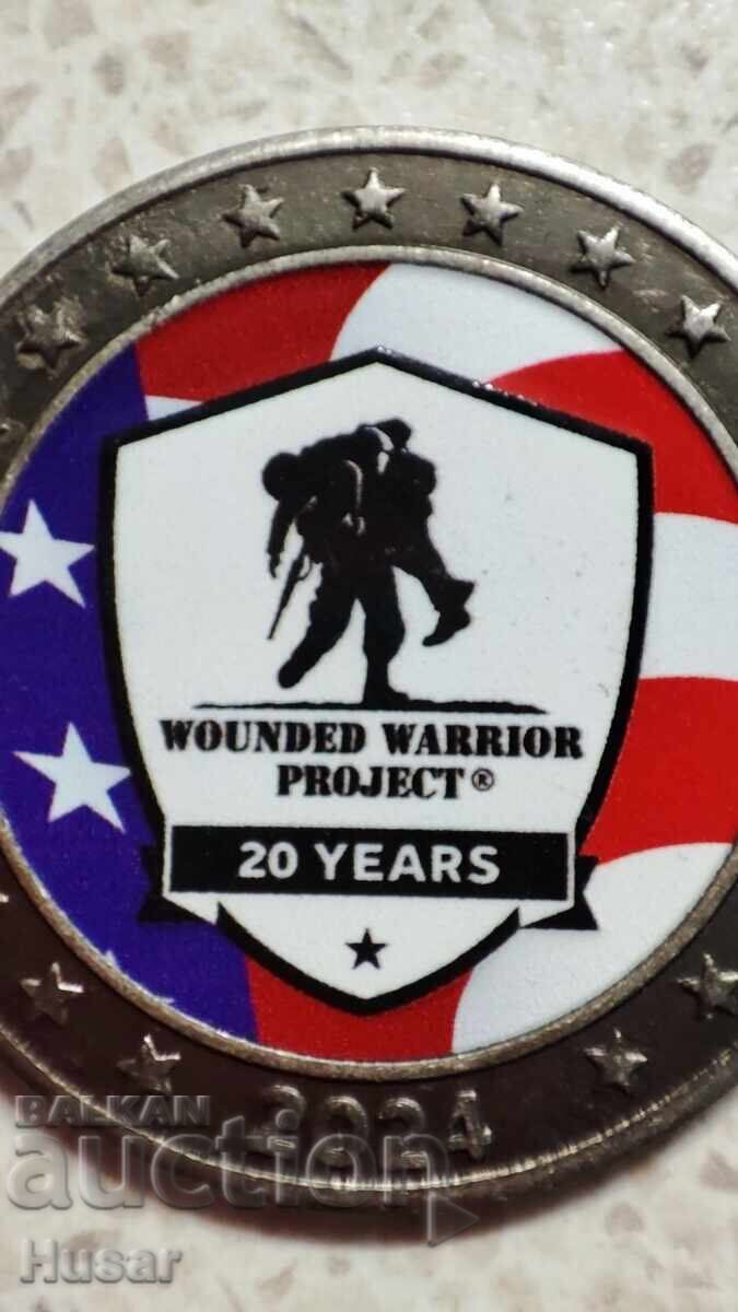 SUA America placă militară monedă, email - 7