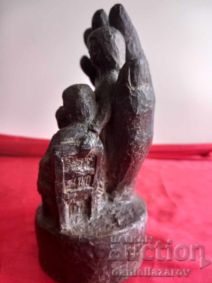 Veche Sculptură de Bronz de Autor, Statuetă, Marcată cu preț € 148.27 | 289.99 BGN