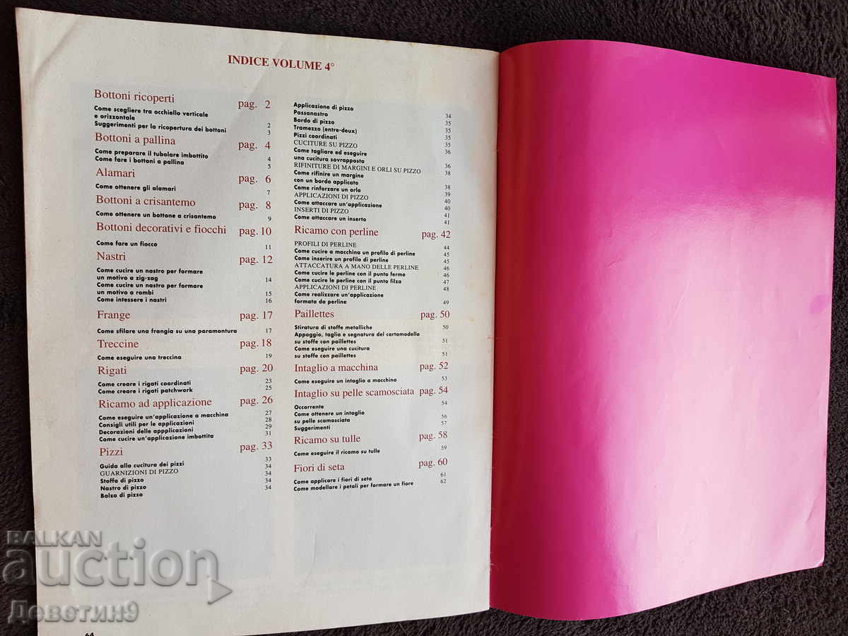 Livrarea Revista "Scuola di Cucito" (Boutique) - Vol. 4 Livrarea Revista "Scuola di Cucito" (Boutique) - Vol. 4