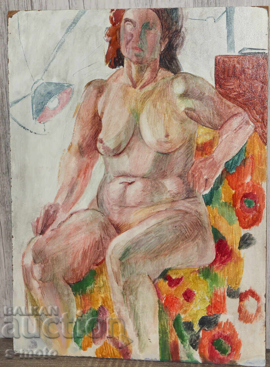 Аукцион Картина маслени бои голо тяло