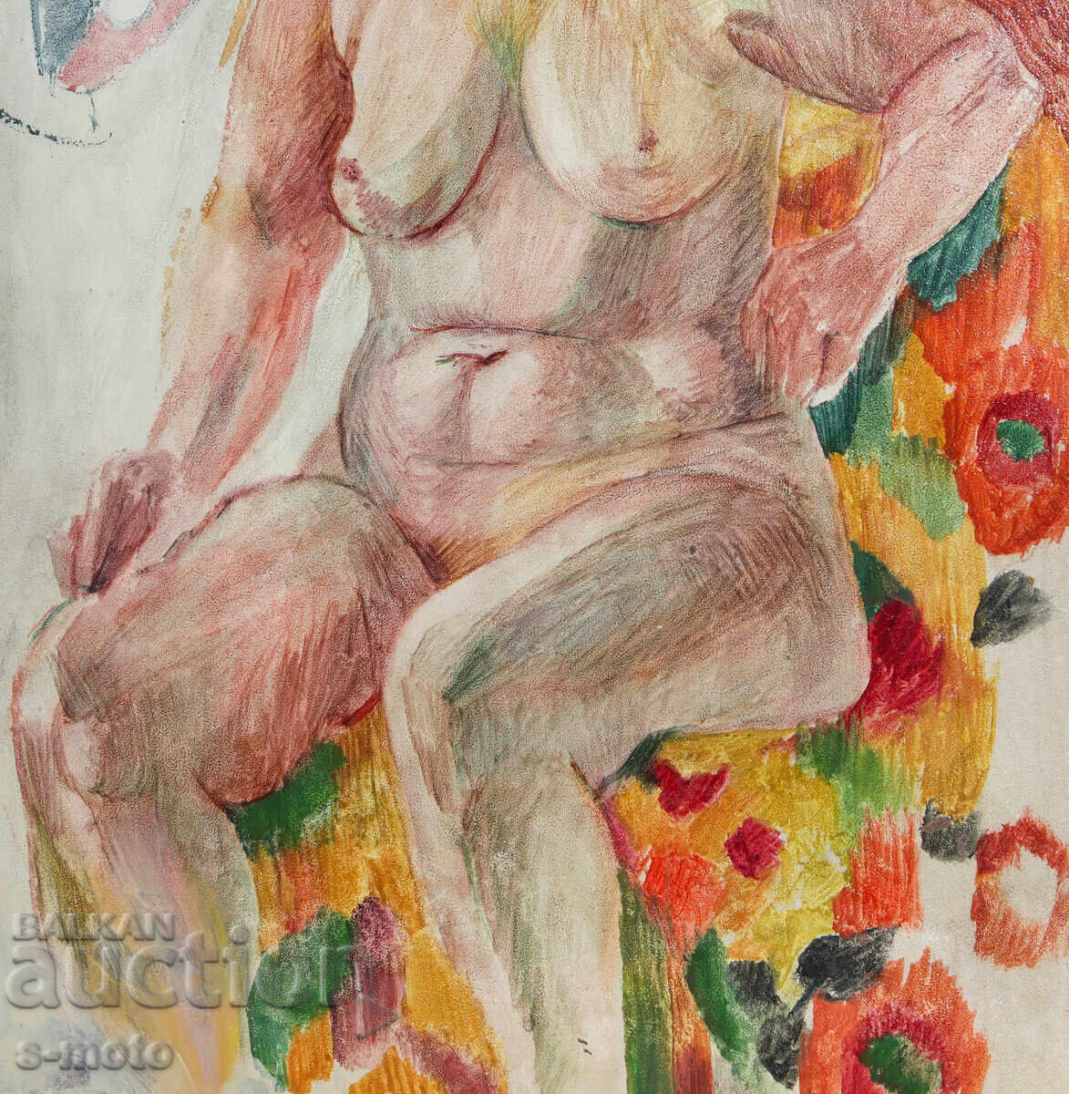 Картина маслени бои голо тяло - 5