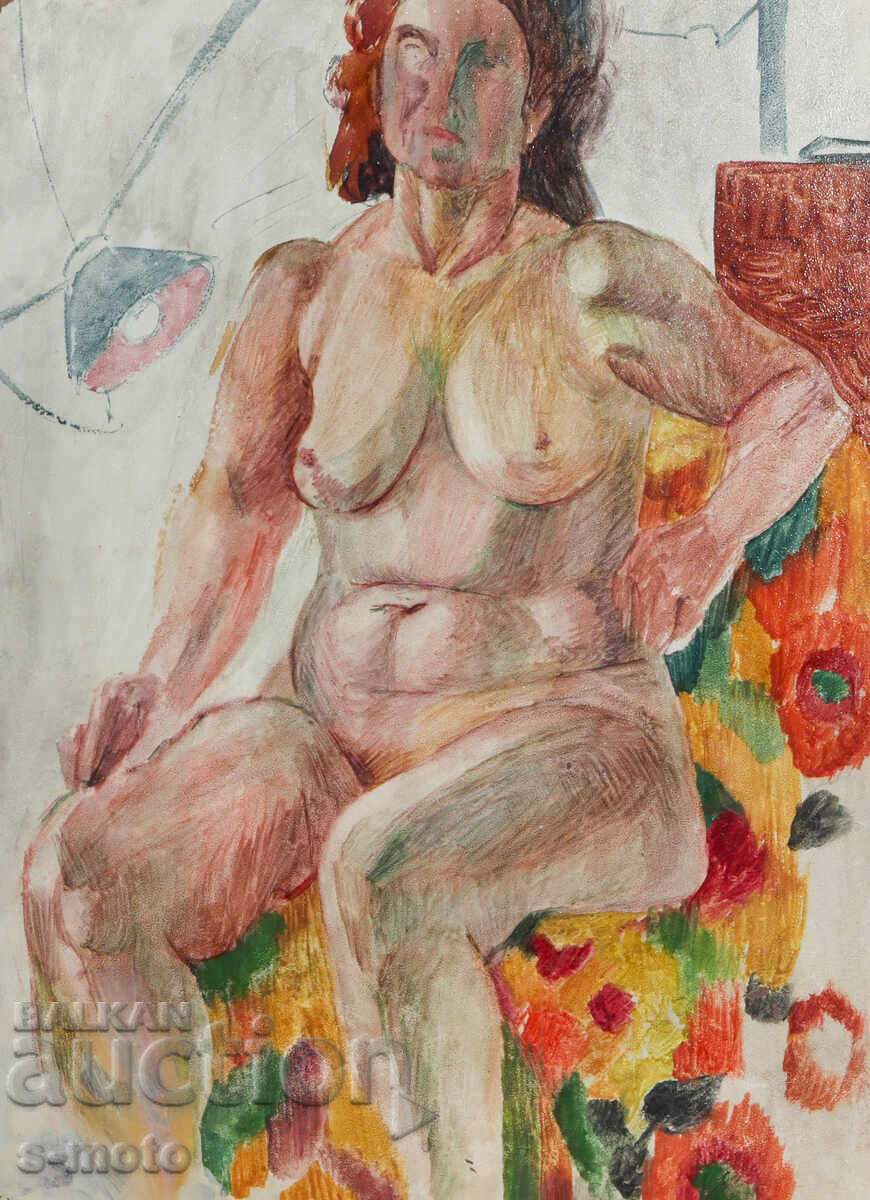 Картина маслени бои голо тяло