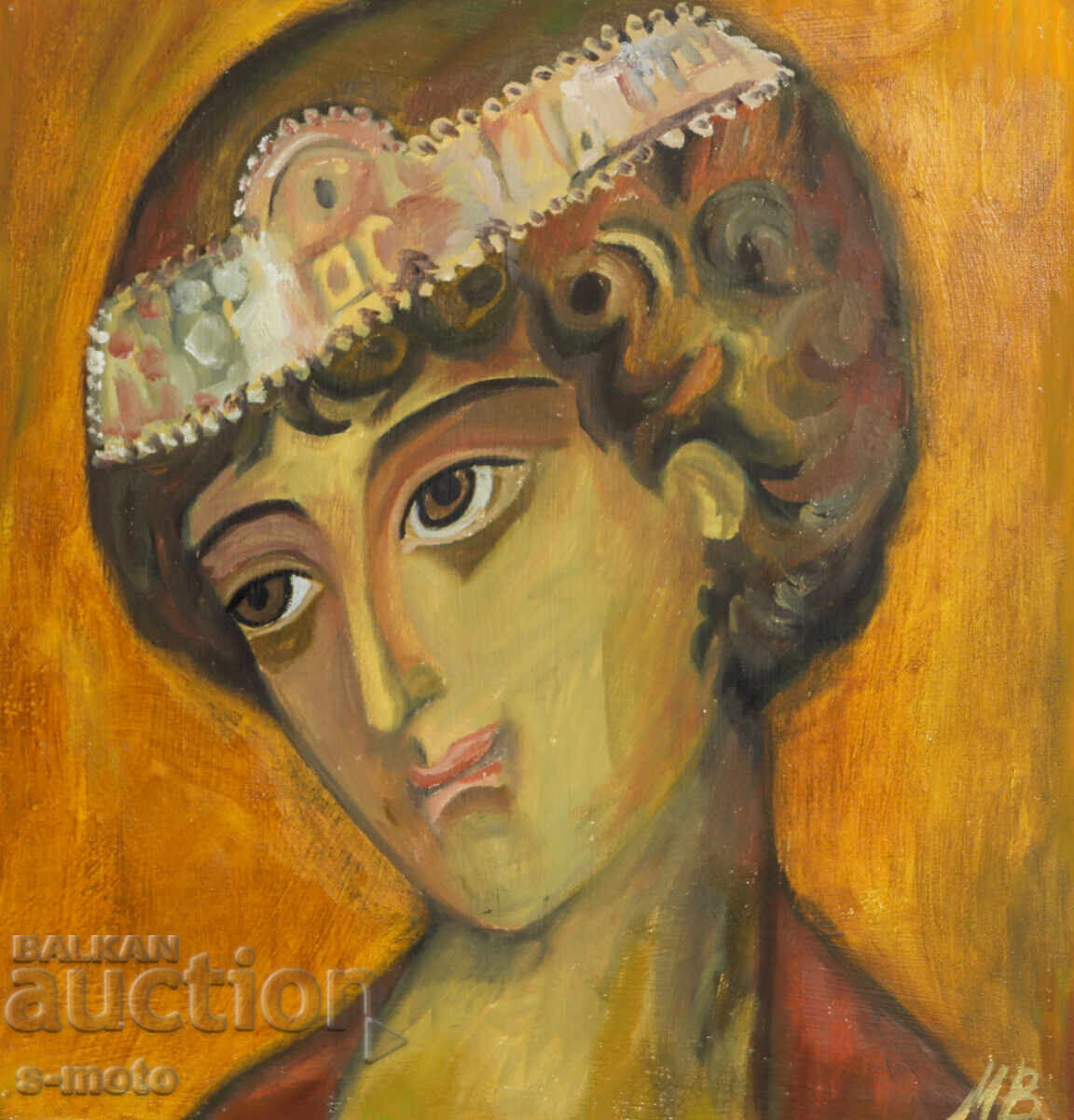 Tablou contemporan ulei, tematică religioasă Tablou contemporan ulei, tematică religioasă