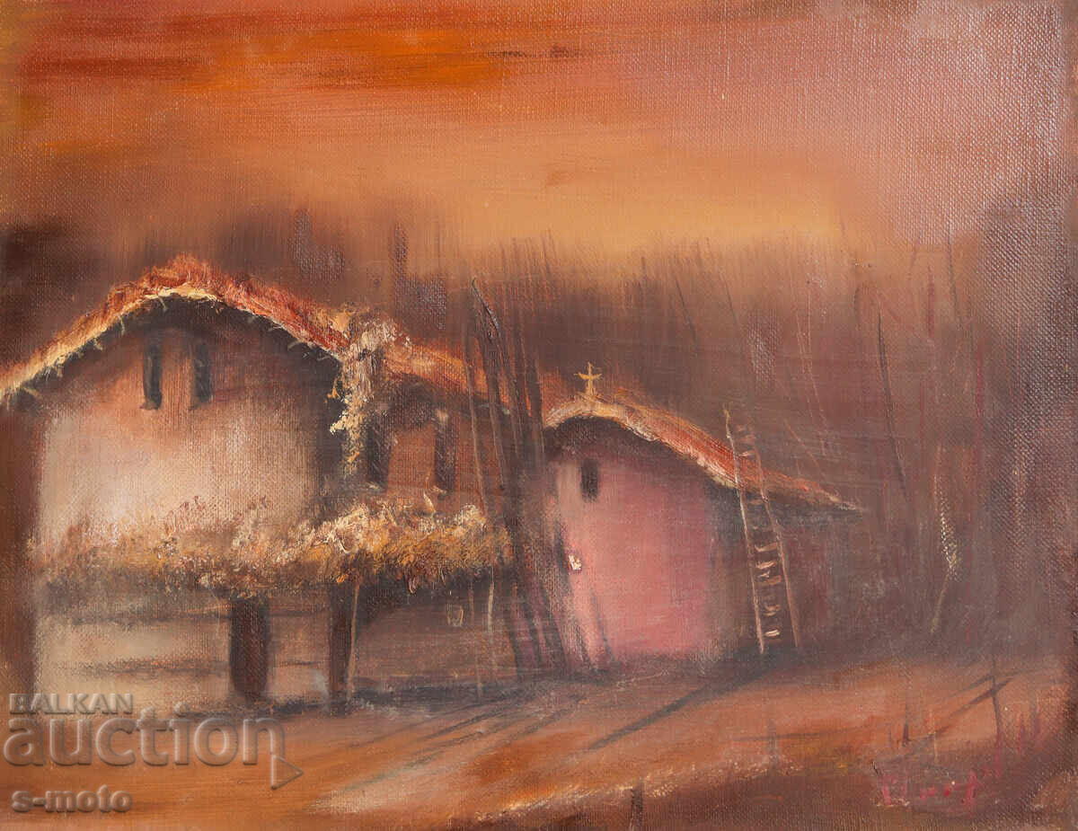 Auction  Oil painting landscape