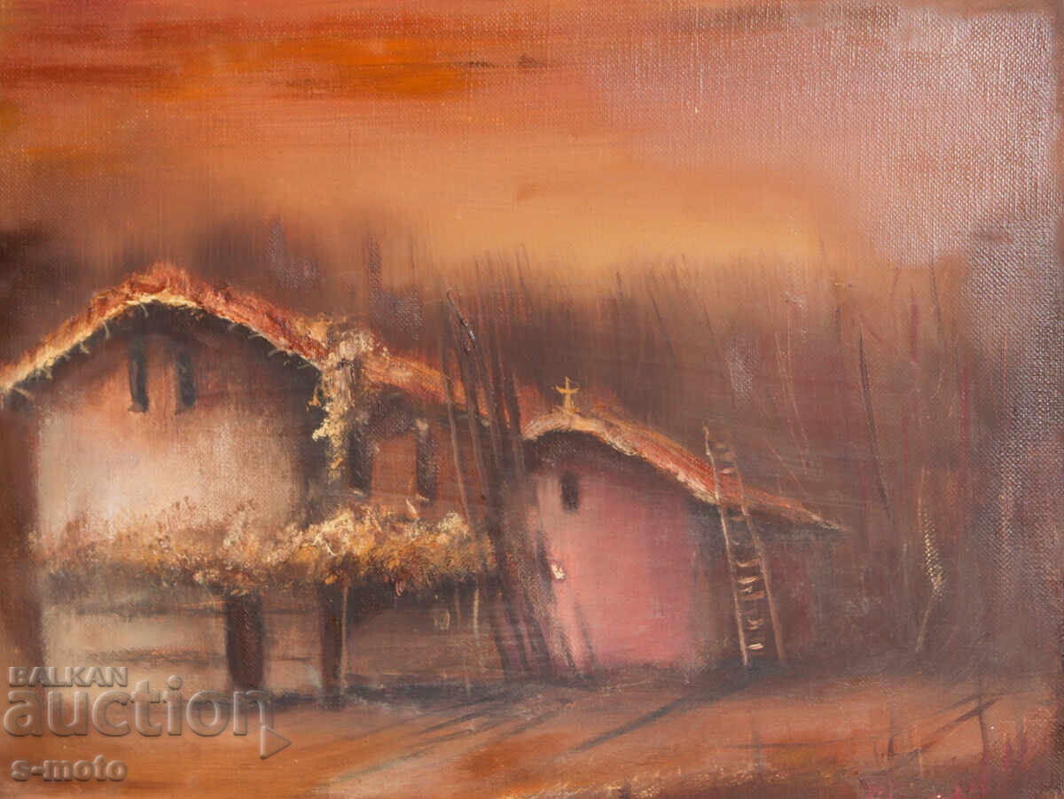 Oil painting landscape