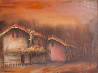 Oil painting landscape