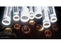 BULGARIA-Set monede circulante-1999-2002-UNC-din fisa /c