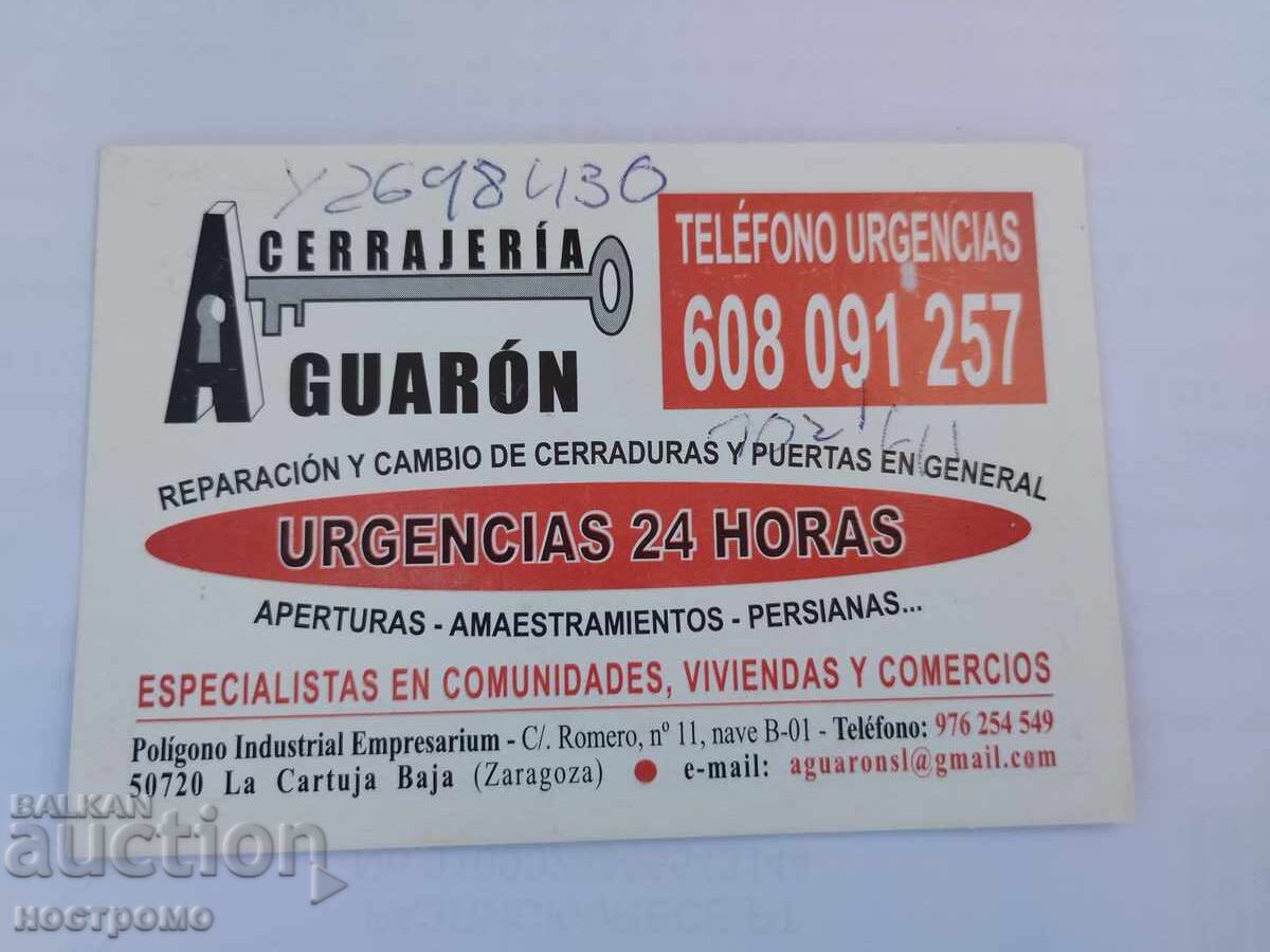 Spania - calendar - A 6124 Spania - calendar - A 6124