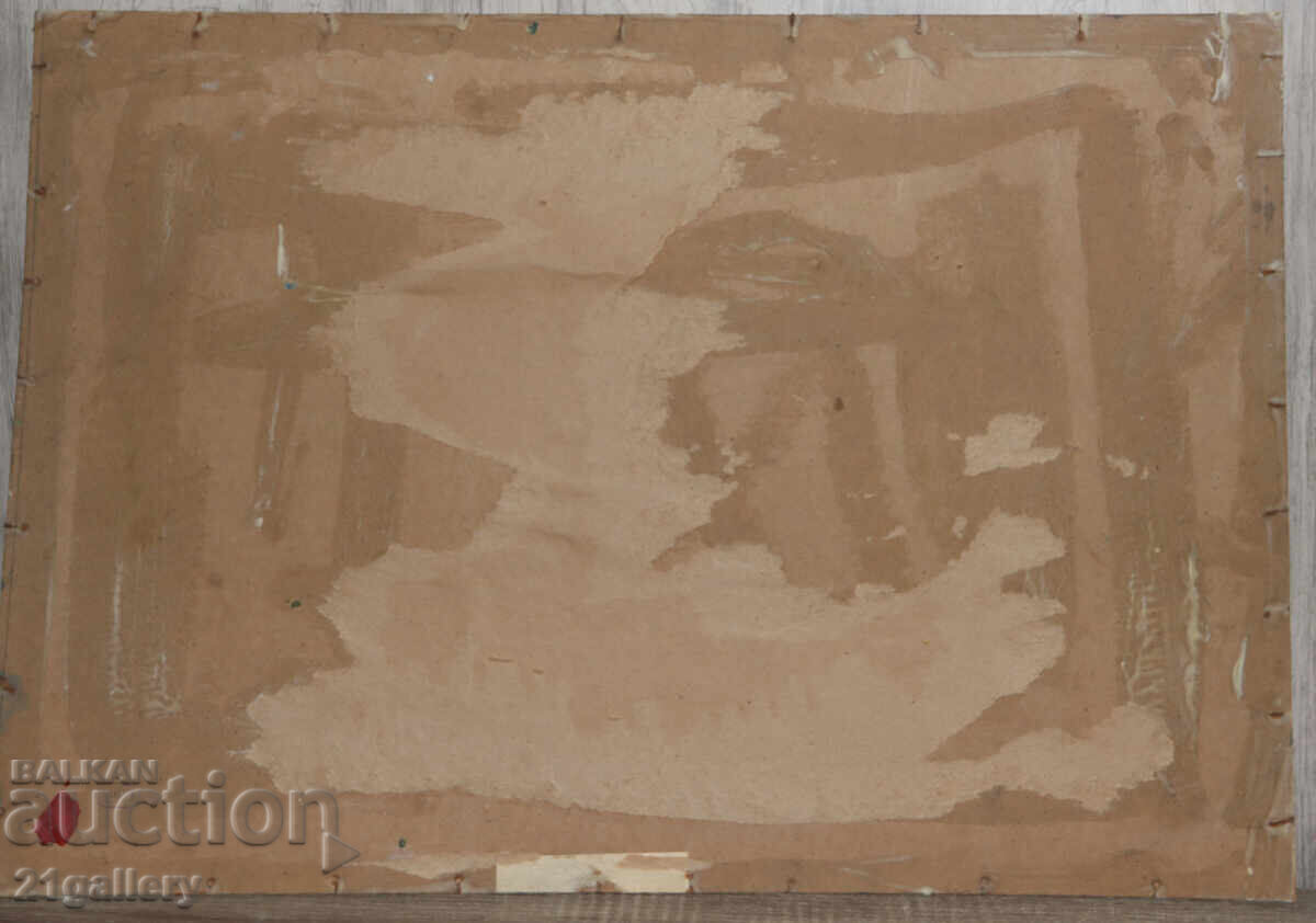 Oil painting forest landscape 1980 - 7 Oil painting forest landscape 1980 - 7