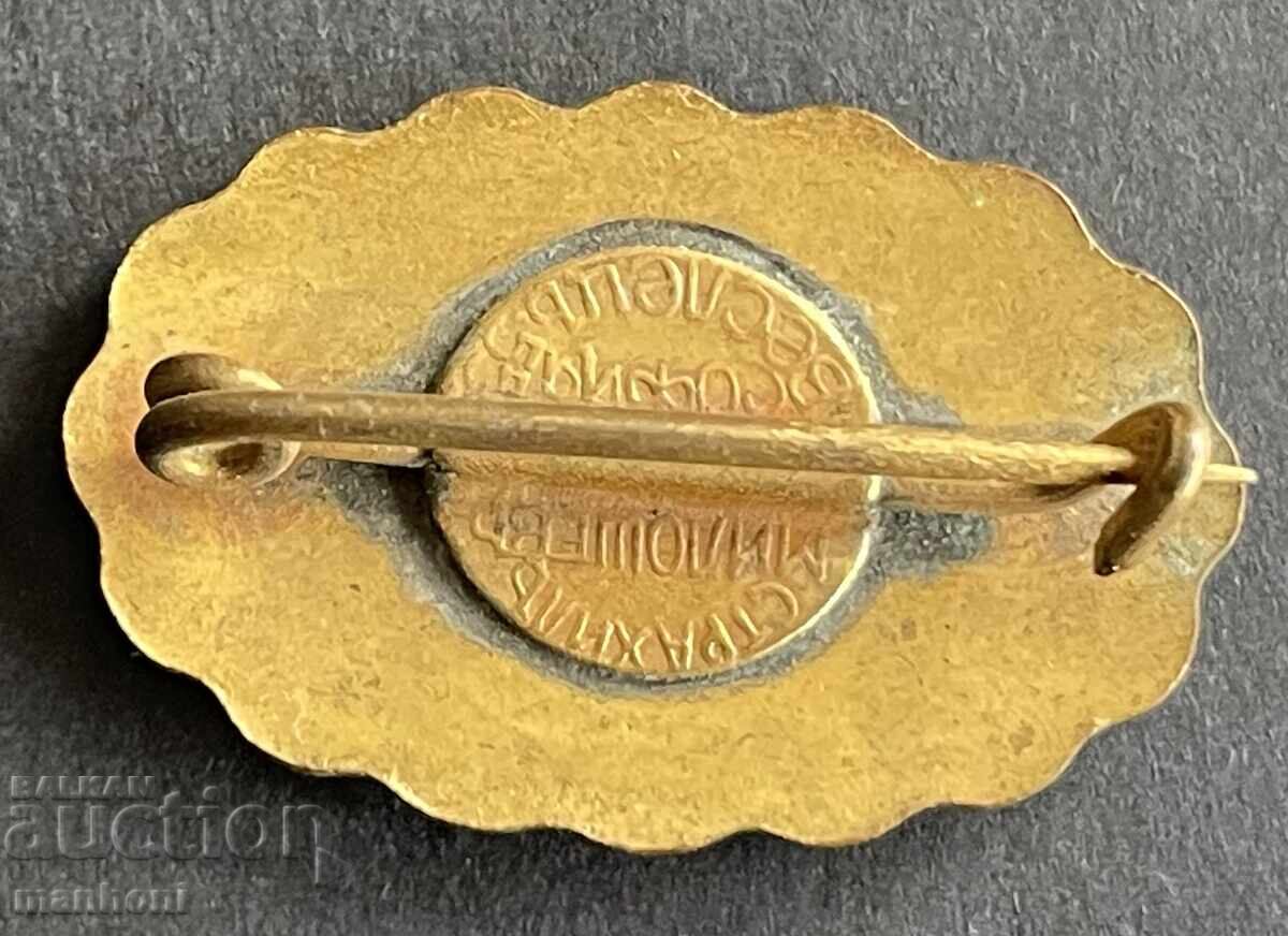 6298 Kingdom of Bulgaria stamp fund St. Cyril and Methodius gold plated with price € 15.34 | 30.00 BGN