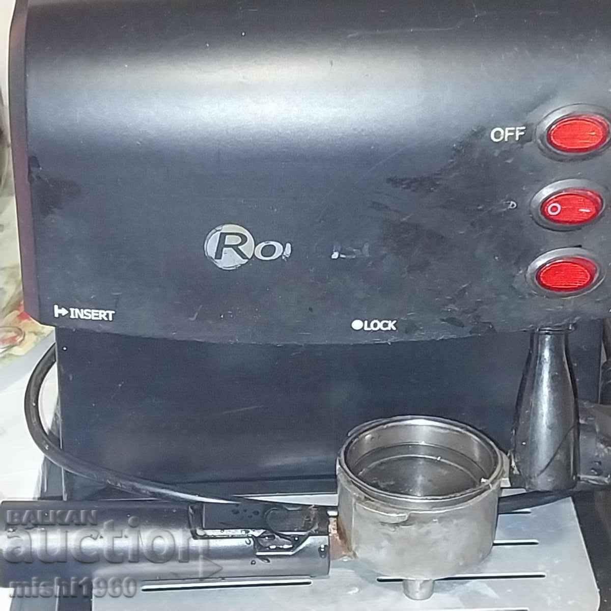 Coffee machine for parts