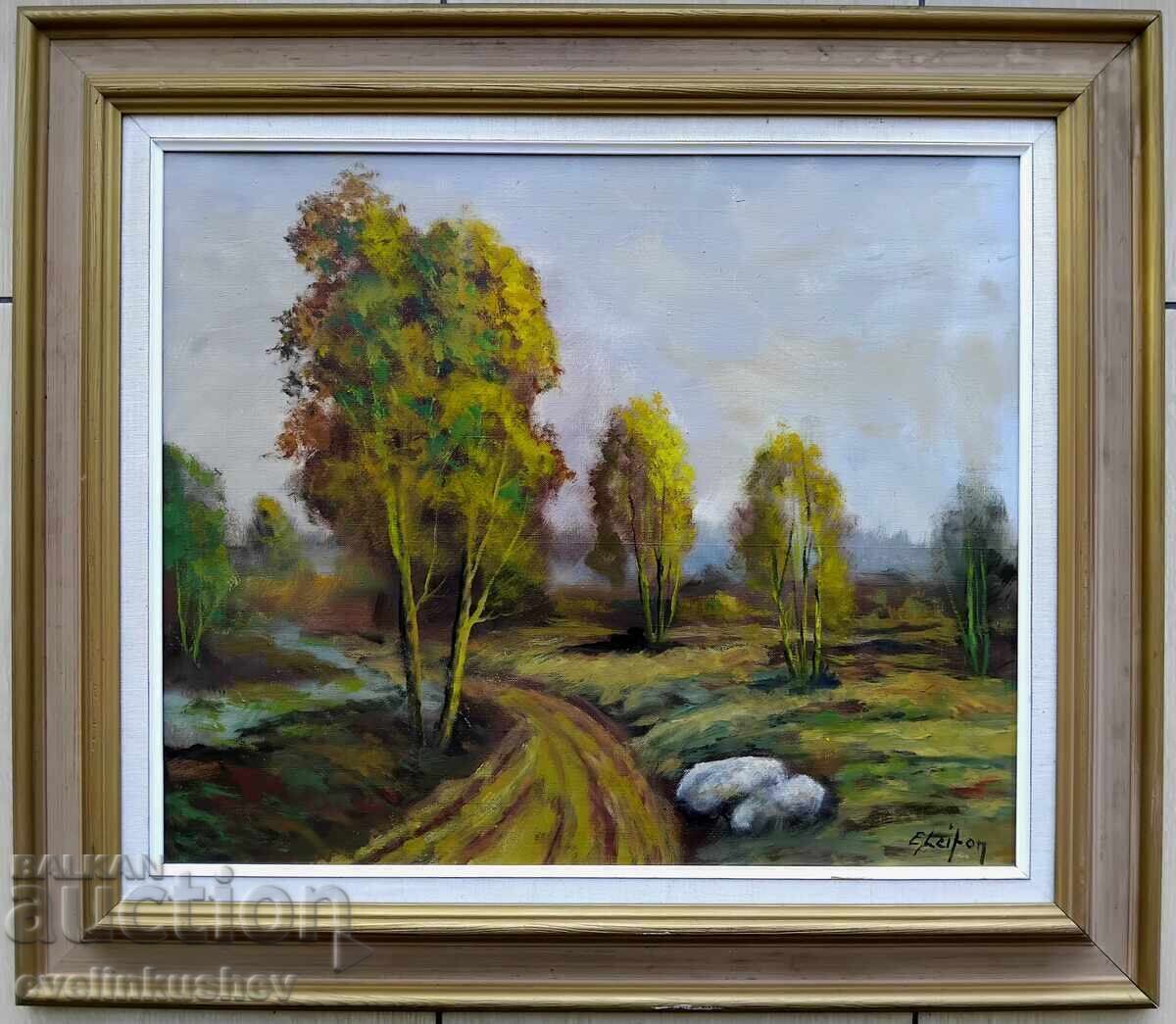 Παράδοση Παλιός ελαιογραφικός πίνακας ζωγραφισμένος με ελαιοχρώματα σε καμβά Παράδοση Παλιός ελαιογραφικός πίνακας ζωγραφισμένος με ελαιοχρώματα σε καμβά