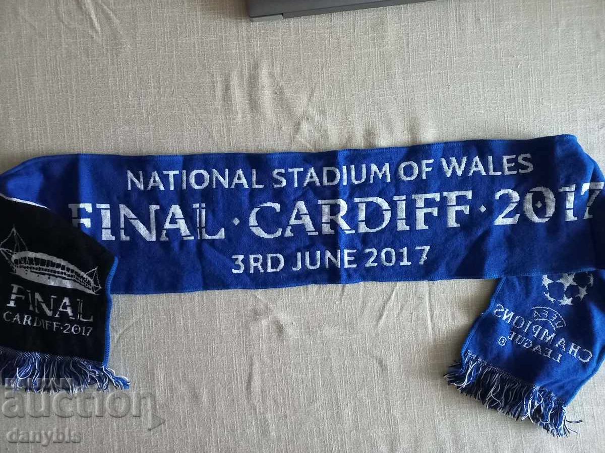 Eșarfă de fotbal - Finala Ligii Campionilor - Cardiff 2017 Eșarfă de fotbal - Finala Ligii Campionilor - Cardiff 2017