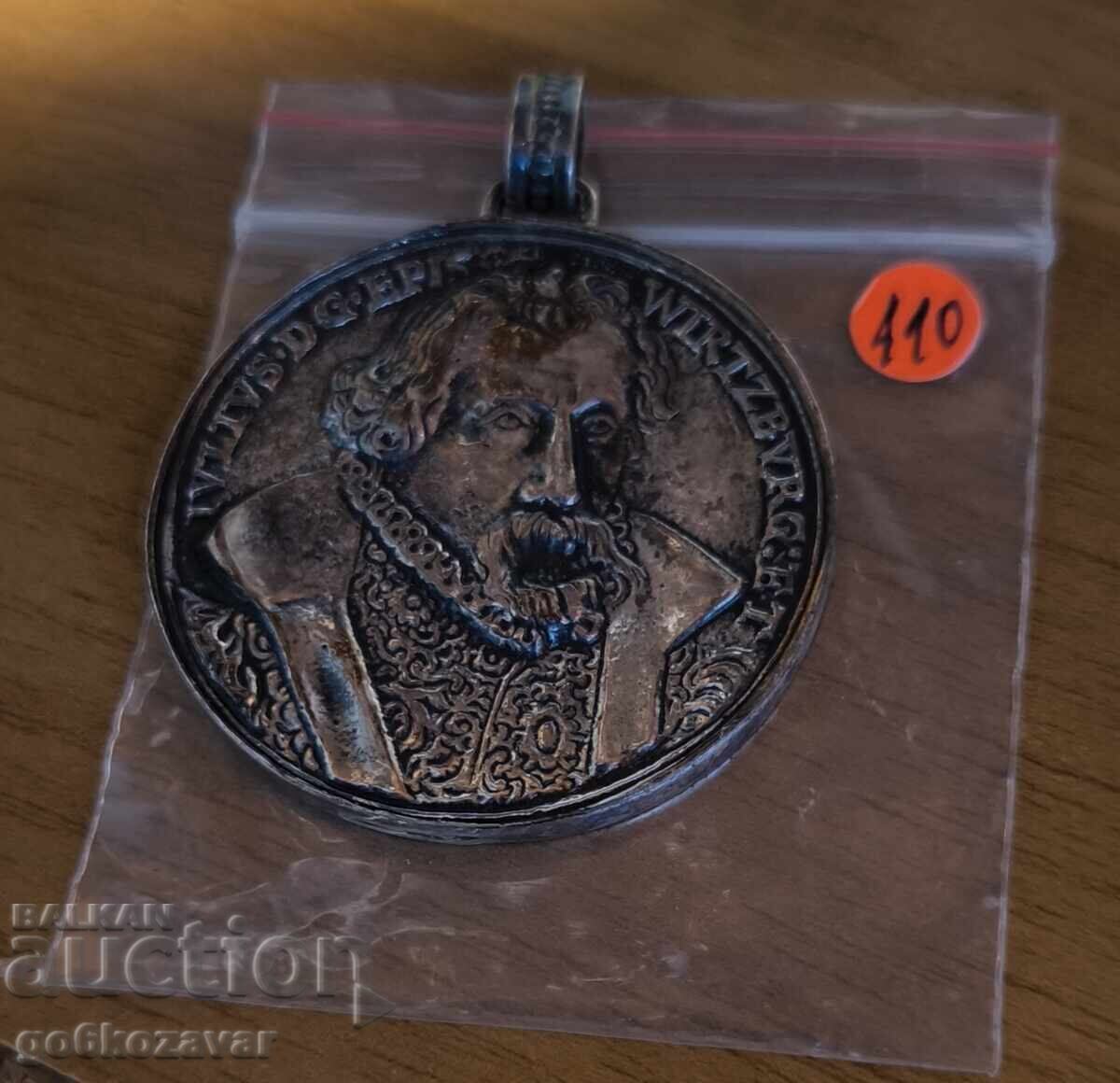 Medalie de argint germană! Vezi descrierea! ! ! - 5 Medalie de argint germană! Vezi descrierea! ! ! - 5