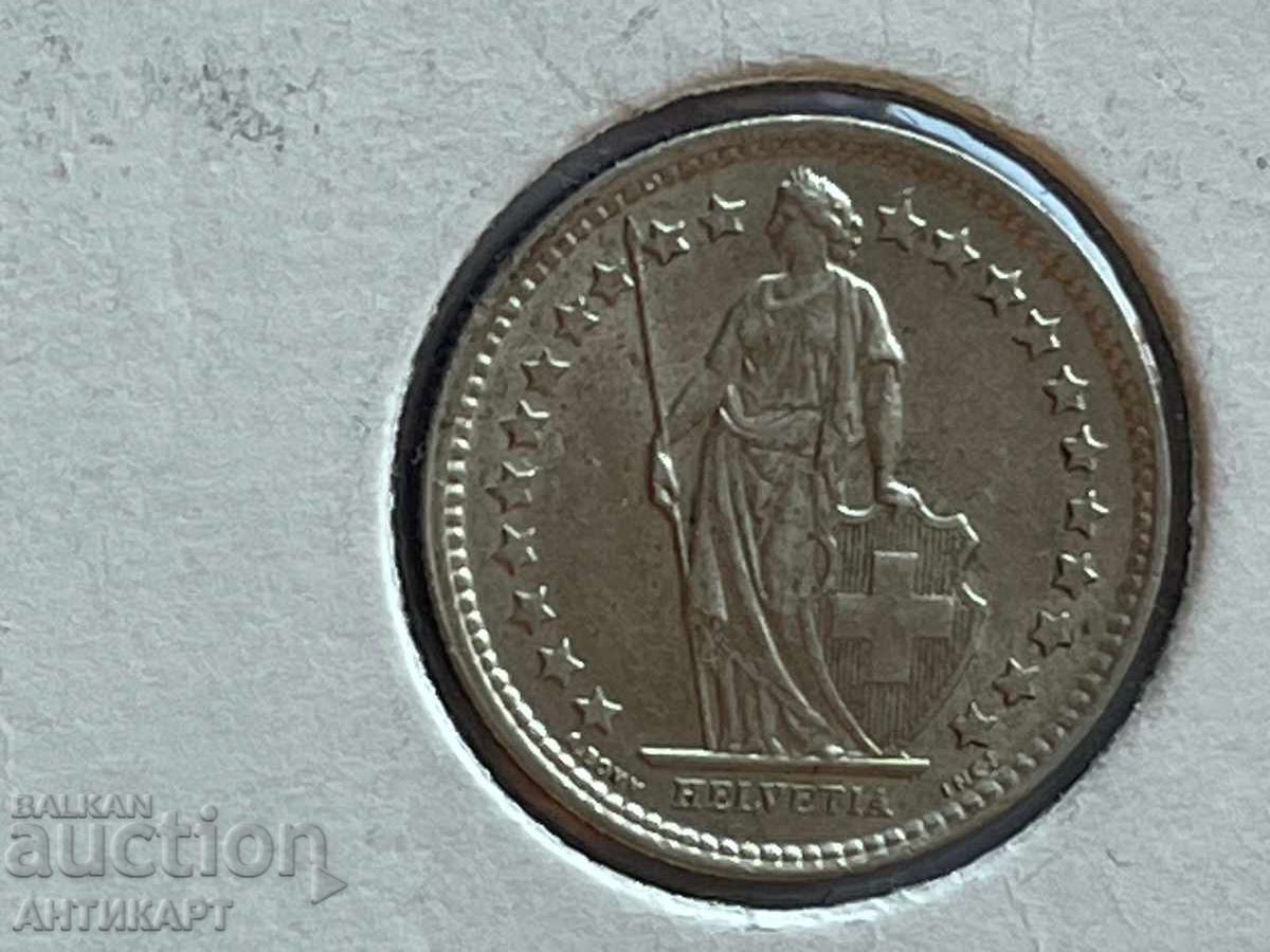 Switzerland Silver Coin 1/2 Franc 1958 with price € 4.60 | 9.00 BGN