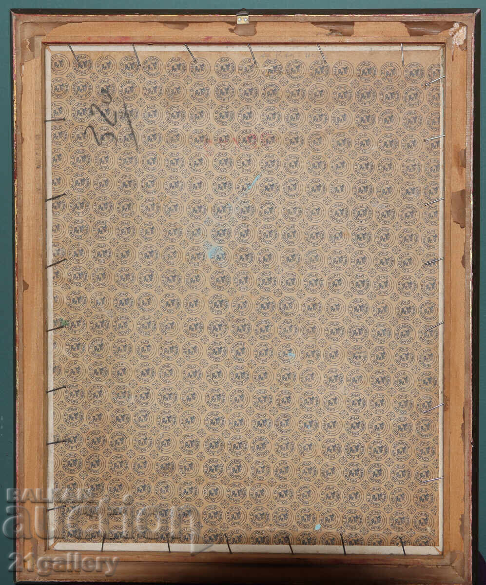 Παλιός ελαιογραφία ορεινού τοπίου - 7 Παλιός ελαιογραφία ορεινού τοπίου - 7