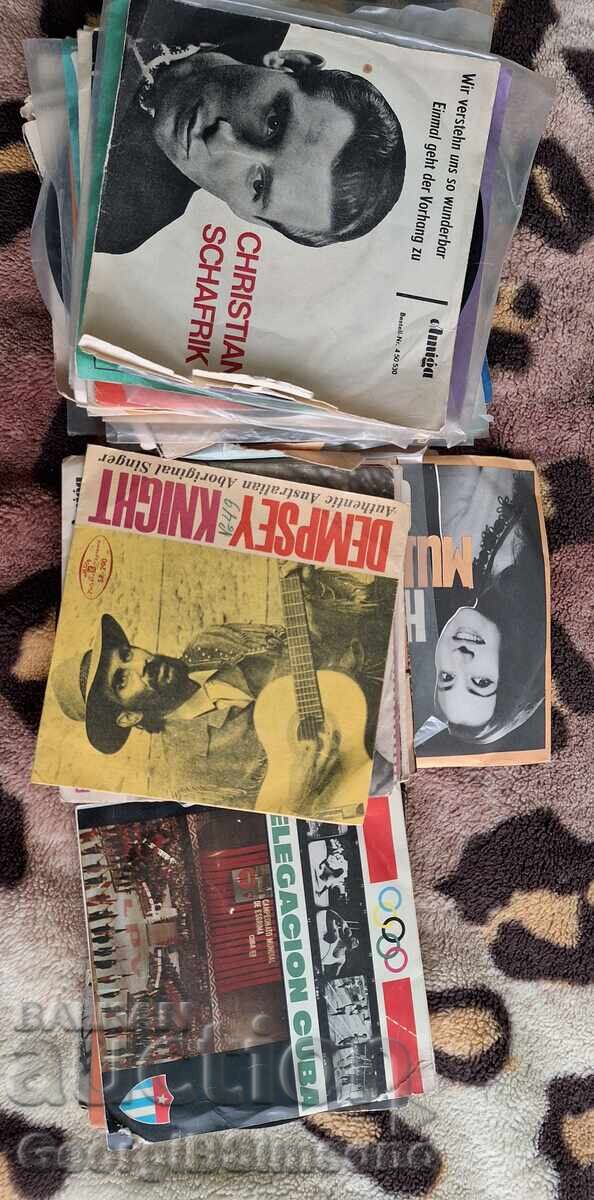 Παράδοση Πλάκες γραμμοφώνου πάνω από 100 κομμάτια μικρές+μεγάλες