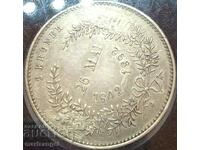 Дания 1892 2 крони мариаж - 50 години! 800 проба 15г сребро