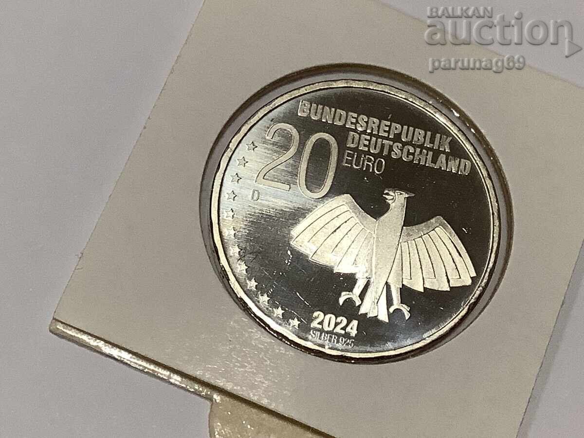 Германия 20 евро 2024 година Сребро 0.925 с цена € 33.23 | 64.99 лв.