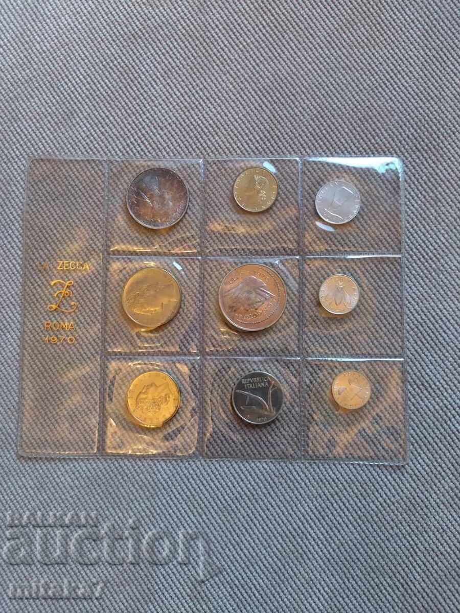 Set of coins from 1970, Italy