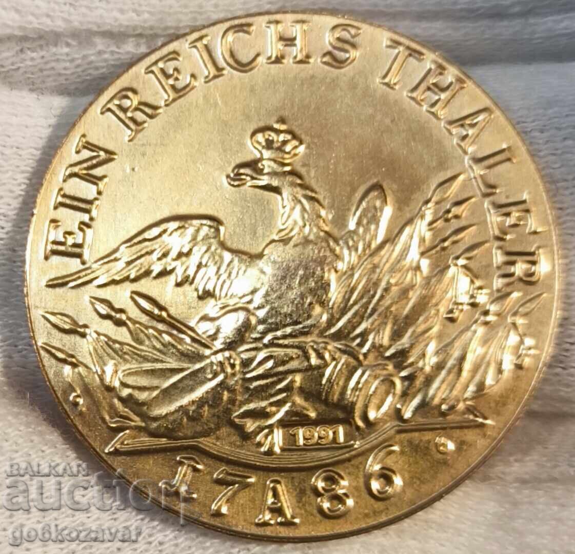 Официална Реплика - 1 Райхсталер - Фридрих II с цена € 5.06 | 9.90 лв. Официална Реплика - 1 Райхсталер - Фридрих II с цена € 5.06 | 9.90 лв.