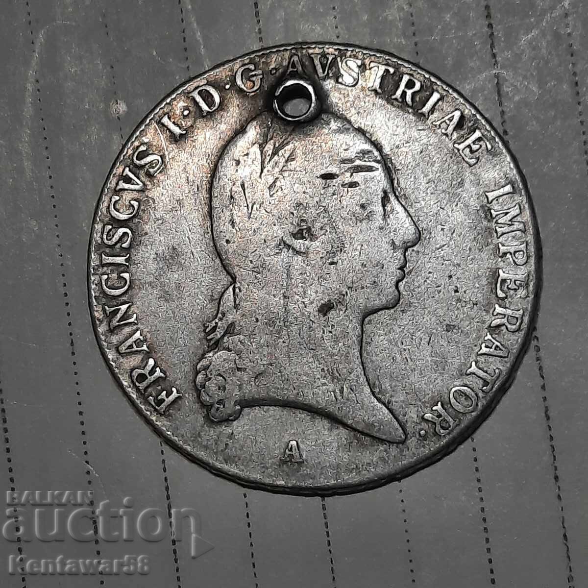 Austria-Ungaria: taler 1819 A - Viena. Argint