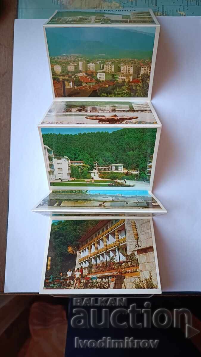 Notebook with mini postcards of the town of Berkovitsa 1980 with price € 1.25 | 2.44 BGN Notebook with mini postcards of the town of Berkovitsa 1980 with price € 1.25 | 2.44 BGN