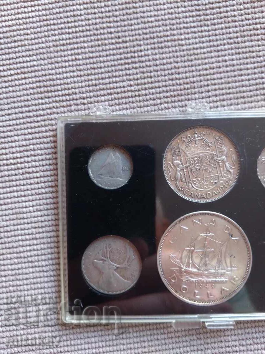 Сет монети Канада, 1949 година с цена € 224.00 | 438.11 лв.