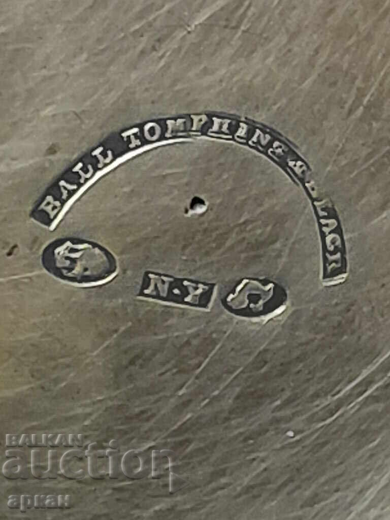 Δημοπρασία Ball Tompkins Νέα Υόρκη ΗΠΑ - Ασήμι 612 γρ. - 1842