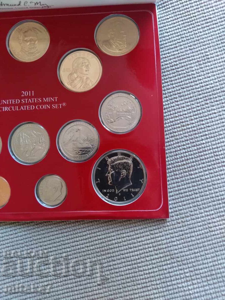 Licitație Set monede 2011, SUA