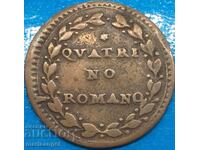 Кватрино Романо Ватикан (1/4 байоко) Пий VI 1775-1799