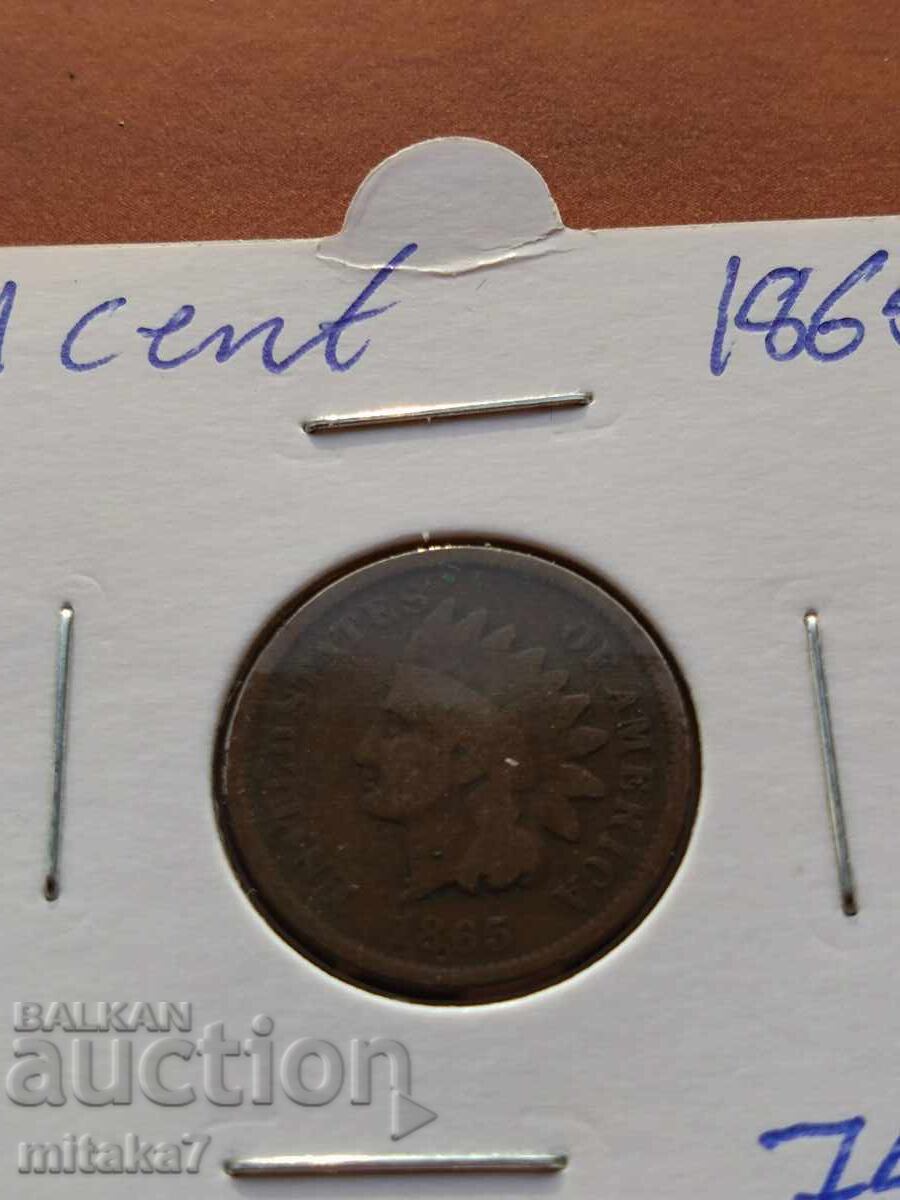 1 цент 1865 година, САЩ с цена € 10.74 | 21.01 лв. 1 цент 1865 година, САЩ с цена € 10.74 | 21.01 лв.