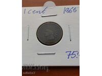 1 λεπτό 1865, ΗΠΑ