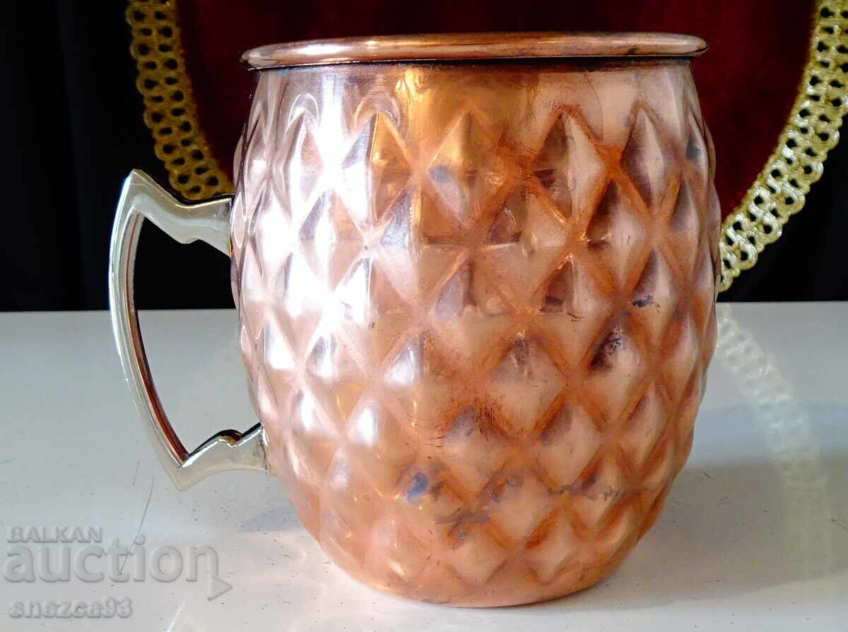 Cană Moscow Mule, cupru și oțel inoxidabil