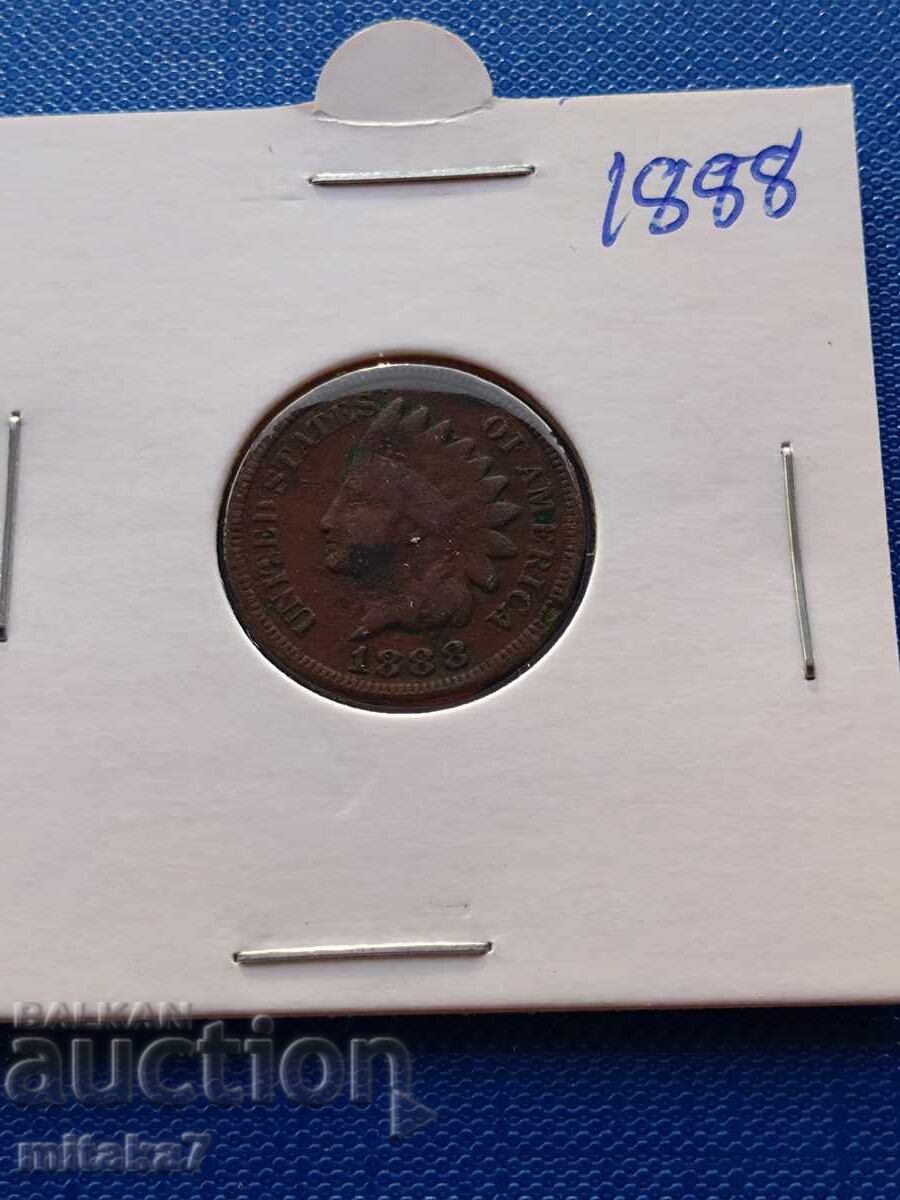 1 cent 1888, SUA