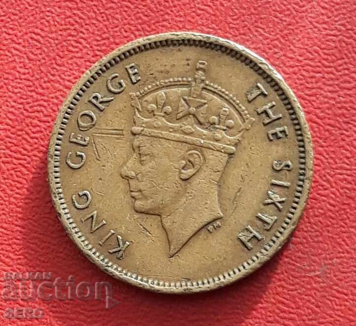 Hong Kong-10 cenți 1949 cu preț € 0.41 | 0.80 BGN