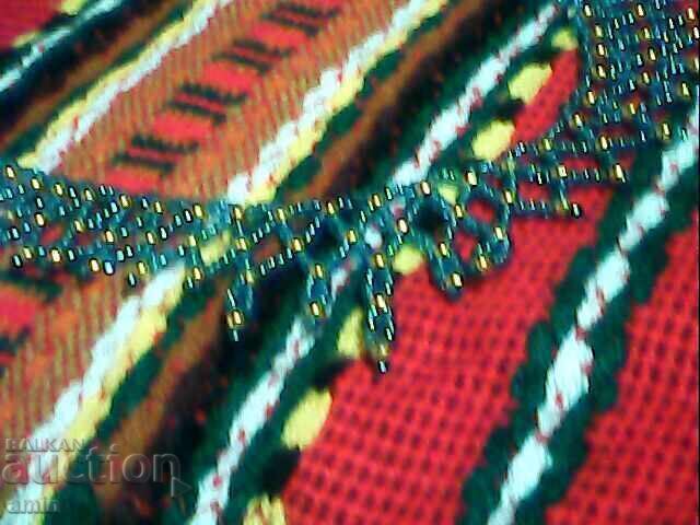 Auction Beautiful beaded necklace with gold-plated balls Auction Beautiful beaded necklace with gold-plated balls