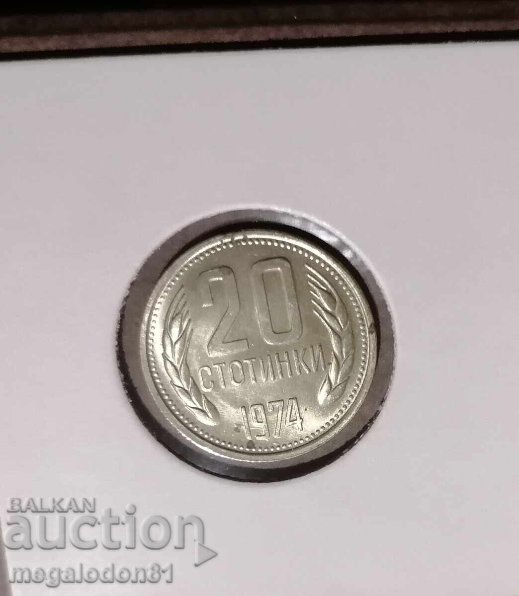 Bulgaria - 20 stotinki 1974 Bulgaria - 20 stotinki 1974