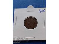 1 λεπτό 1906, ΗΠΑ