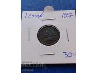 1 cent 1907, SUA