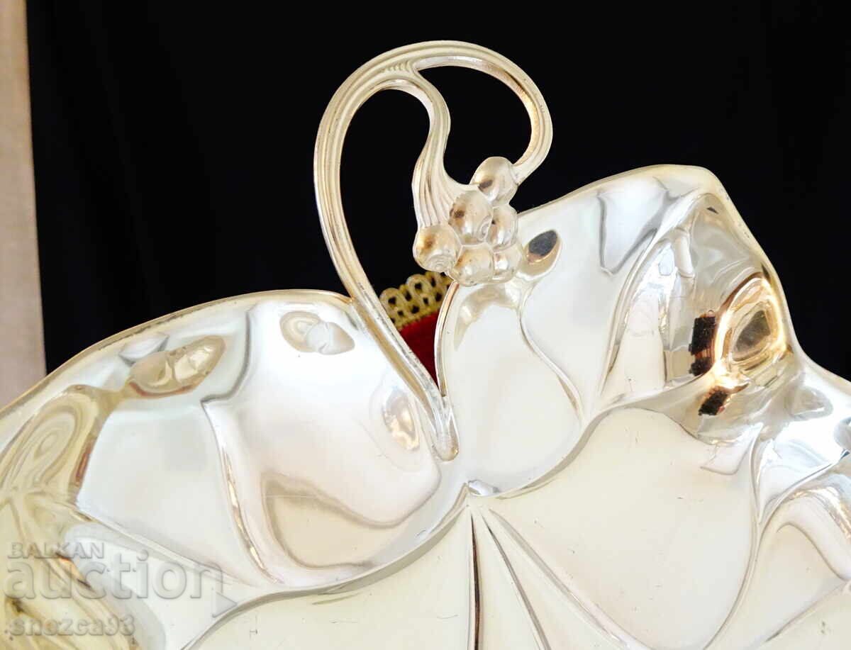 Доставка на Посребрена фруктиера Лозов лист WMF.