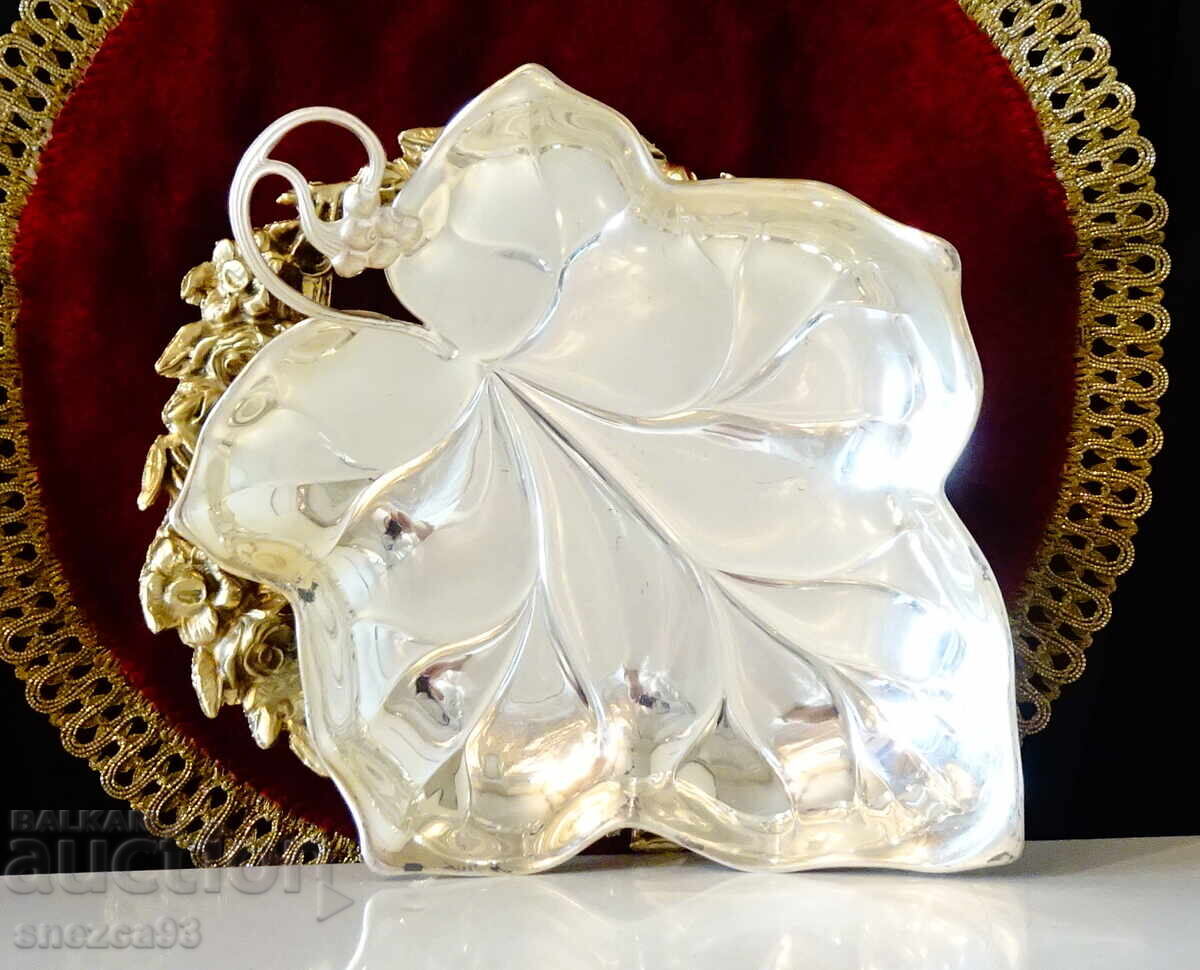 Посребрена фруктиера Лозов лист WMF.