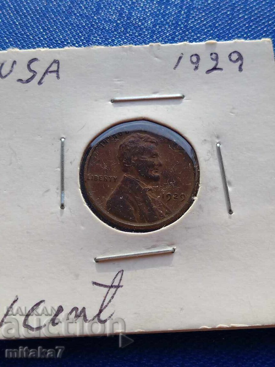 1 Cent 1929, USA