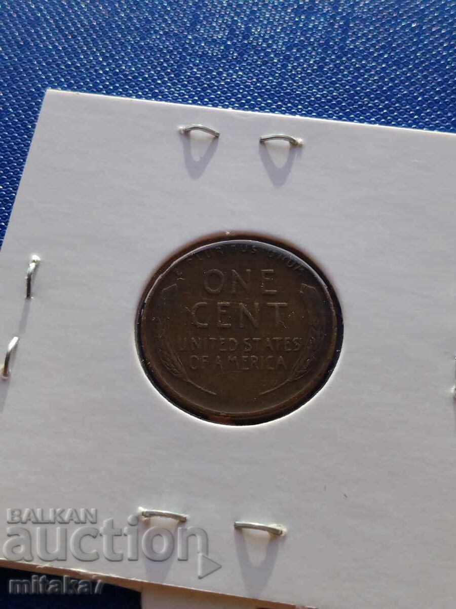 1 цент 1937 година, САЩ с цена € 4.60 | 9.00 лв.