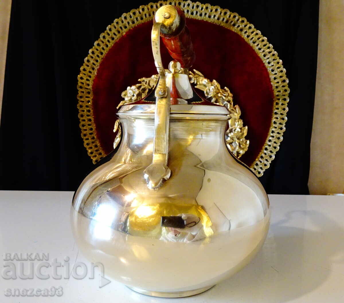 Victorian bronze teapot, jug - 6