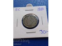 5 Cent 1910, USA