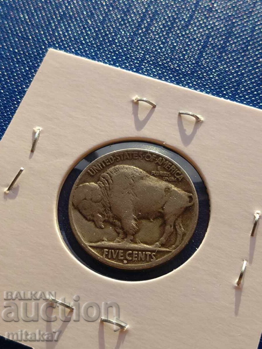 5 цента 1929 година, САЩ с цена € 7.00 | 13.69 лв.